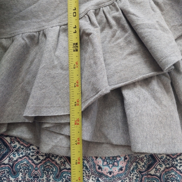 Ella & IL Gray Ruffled Jul Skirt Size Small NWT - Picture 9 of 10